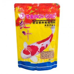 Thức Ăn Tăng Trọng Cá Koi INCH GOLD ( Bịch 500gram )